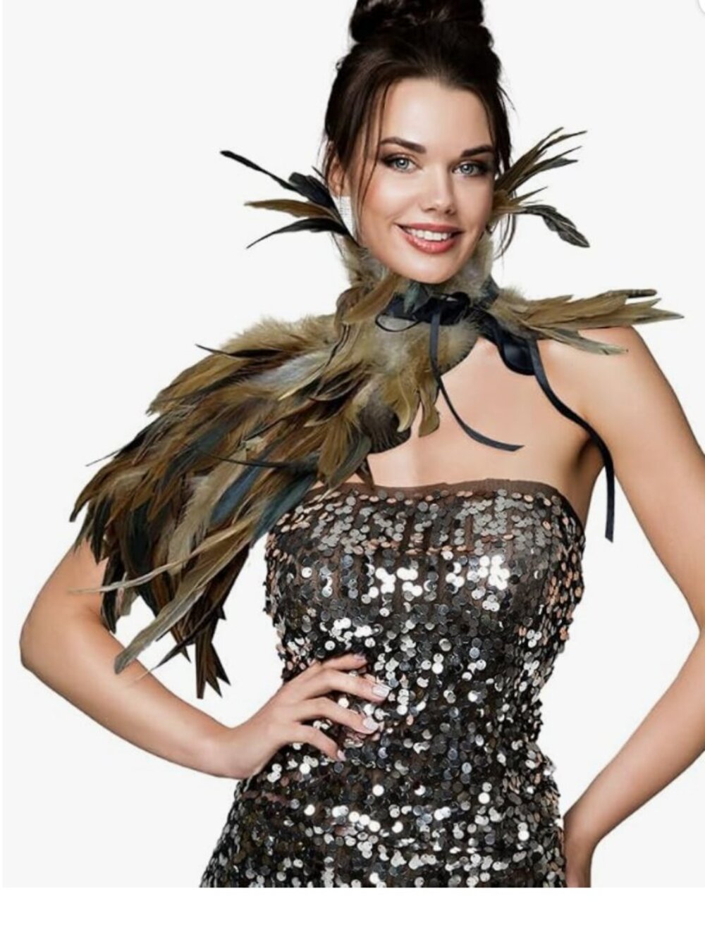 Feather Cape Shawl